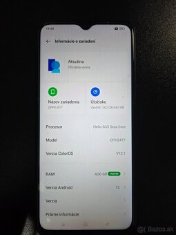 OPPO A17 / 64GB / RAM 4GB + 4GB - 4