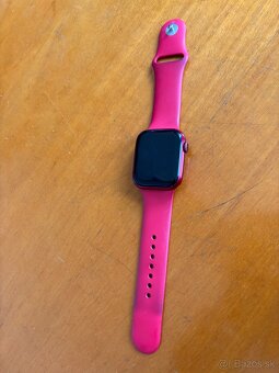 Predám Apple watch 7 series v červenej farbe - 4