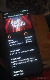 Motorola Edge 40 5G 8/256Gb black - 4
