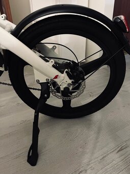 SKLADACÍ bicykel E-BIKE S-BIKES F50E , BIELY UNI - 4