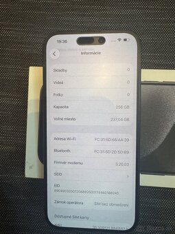 iPhone 15pro 256GB,black titanium - 4