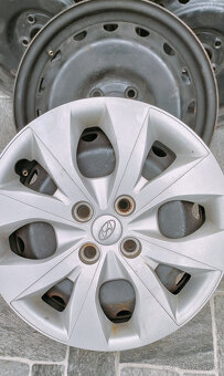 Predám plechové disky 6J R15. - 4