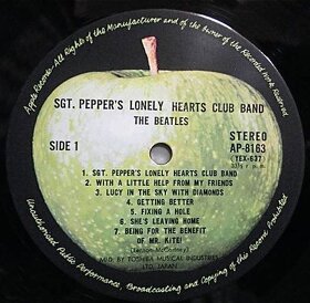 LP - The Beatles – Sgt. Pepper's ... Japan (1973) - 4