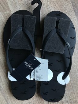FLIP-FLOP šľapky HOLLISTER  čierne veľ. XS - 4