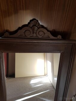 Starozitne drevene zrkadlo - 4