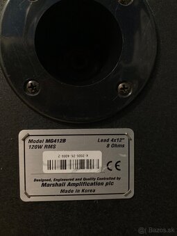 Predám Marshall MA50H a MG412B - 4