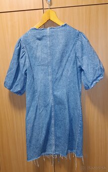 Denimové šaty BERSHKA - 4