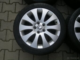 Elektrony Skoda Superb II 5x112 r17, letne pneu. 225/45 R17 - 4