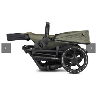 EASYWALKER Set XXL kočík kombinovaný Harvey3 Sage Green s pr - 4