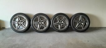 Originál AMG Disky so Zimnými pneu R18 7.5J 5x112 - 4