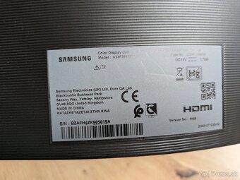 Samsung C24F396 - prasknuty display - 4