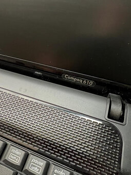 Predám notebook HP 15,6"Compaq 610 na diely alebo opravu - 4