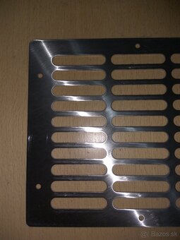 Nerezová mřížka ventilační, odvětrávací 385x180mm - 4