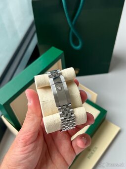 Rolex Datejust Blue “Motif dial” 41mm, Full set - 4