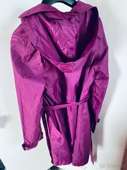 Fuchsiový baloniak/ trencoat - 4
