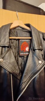 Pansky kožený kabát - 4