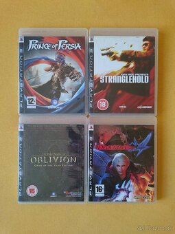 PS3 Hry - MOTOR STORM, BATMAN, OBLIVION, DEVIL MAY CRY - 4
