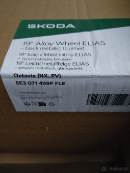 19" alu ŠKODA OCTAVIA 4 + letné pneu. - 4