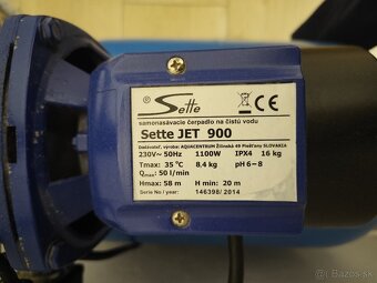 Domáca vodáreň "Sette JET 900" - 4