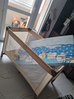 Cestovna postielka s matracom - 4