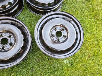 15" plechové disky, 5x112 ... nové - 4