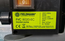 Záhradné čerpadlo Fieldmann FVC 8020 EC + hadice - 4
