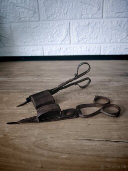 Starožitné nožnice na knôty-kratiknot - 4