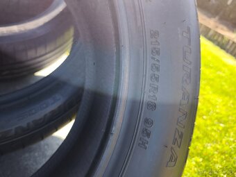 Predám letné Bridgestone 215/55 R18 - 4