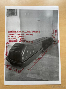 Strešný box na auto - 4