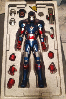 Iron man - Iron Patriot Hot toys 1/6 Diecast MMS195D01 - 4