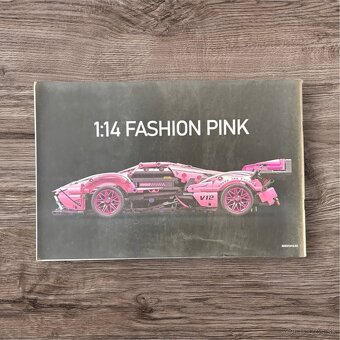 Fashion Pink stavebnica športového auta v ružovej farbe - 4
