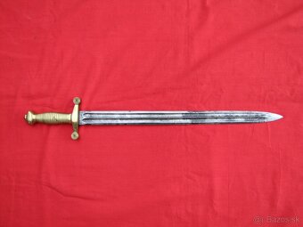 Vojenský tesák zdobená čepeľ - 4