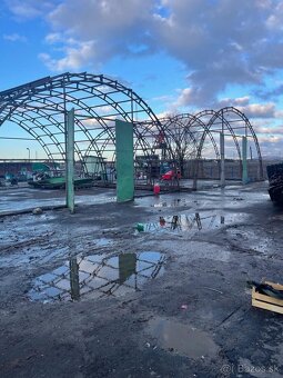 Oblúková plechová hala sklad 15x10x4,7m - 4