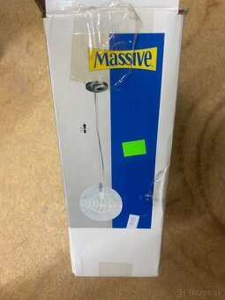Závesné svietidlo Massive – moderný dizajn s priehľadným tie - 4