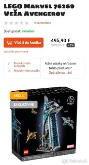 Lego avengers TOWER ako nové bez krabice - 4