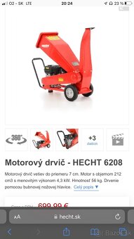 Hecht 6208 Motorový drvič - 4