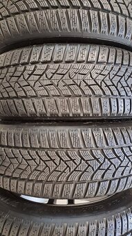 Predám zimný set 17"-5x108+205/55r17 Dunlop ako new - 4