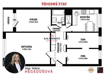 NA PREDAJ: priestranný 4-i byt s loggiou, Košice-Ťahanovce,  - 4