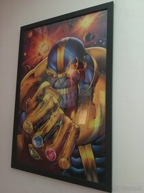 Marvel/DC plagáty s dreveným rámom - 4