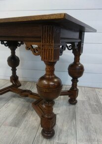 Stôl starožitný renesančný ( 197 ). - 4