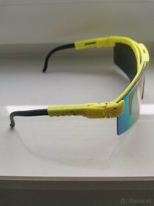 Športové slnečné okuliare Pit Viper (žlté-oranžové sklo) - 4