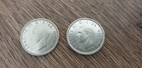 British Six Pence 5-strieborných, 15 cupro-nickel - 4