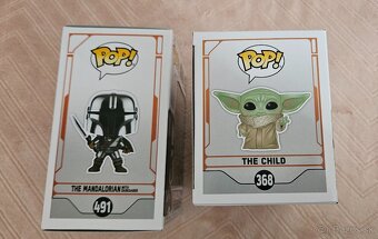Funko Pop Star Wars The Mandaloria 491 GITD The Child 368 - 4