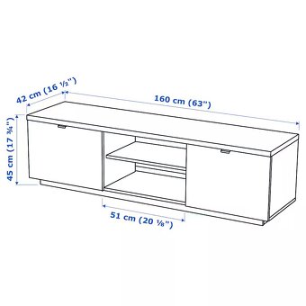 TOP skrinka pod TV biela - 4