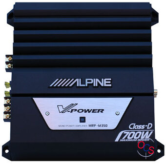 Subwoofer Alpine SBE-12BR + zosilovač 700W MRP-M350 - 4