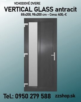 PVC vchodove dvere VerticalGlass - 4