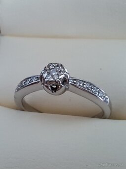 Zlatý prsteň (biele zlato) - 4