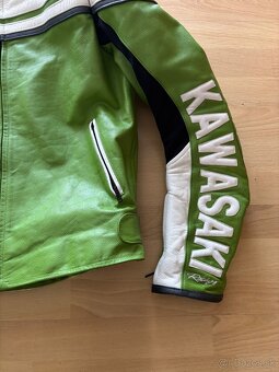 Kožená moto bunda Kawasaki XL - 4