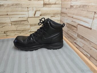 Nike 46 - pánske kožené čierne topánky - 4