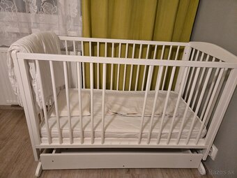 Detská postieľka + matrac + paplon, ortopedický vankúšik - 4